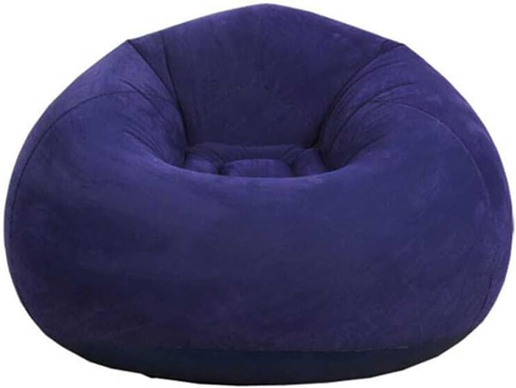 Inflatable Sofa with Air Pump, Inflatable Lounge Chair, Air Couch Footrest, Lazy Necessity Furniture, Gaming Reading