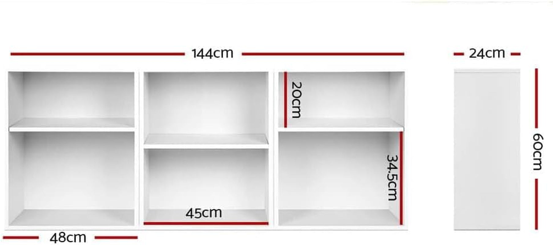 Bookshelf, Set of 3 Shelf Corner Shelves Display Bookcase Bookshelves Cube Storage Units Home Living Room Bedroom Office Furniture, Solid Particle Boards Adjustable Height White