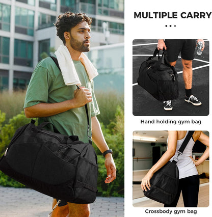 Sport Duffle Bag Sports Gym Bag with Shoes Compartment