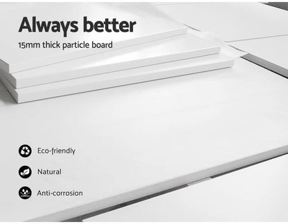 Bookshelf, Set of 3 Shelf Corner Shelves Display Bookcase Bookshelves Cube Storage Units Home Living Room Bedroom Office Furniture, Solid Particle Boards Adjustable Height White