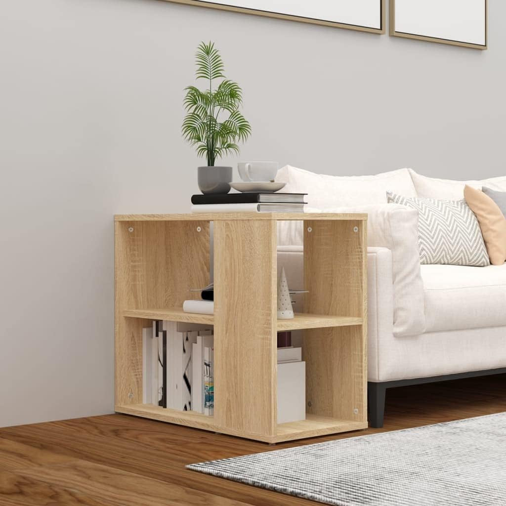Side Cabinet Home Indoor Living Room Bedroom Side Sofa Table Shelf Sideboard Storage Furniture Home Organiser Sonoma Oak Engineered Wood