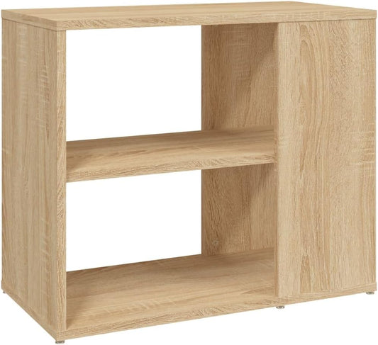 Side Cabinet Home Indoor Living Room Bedroom Side Sofa Table Shelf Sideboard Storage Furniture Home Organiser Sonoma Oak Engineered Wood