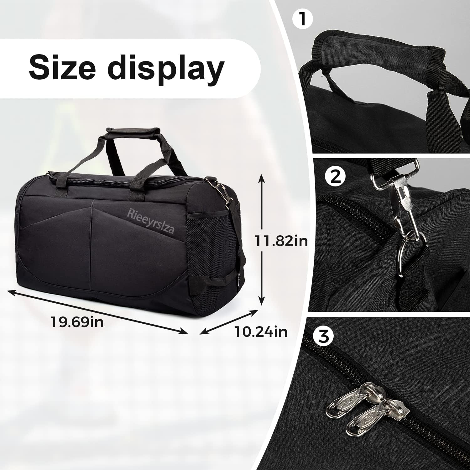 Sport Duffle Bag Sports Gym Bag with Shoes Compartment