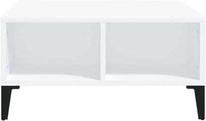Coffee Table White 60X60X30 Cm Engineered Wood Home Coffee Table