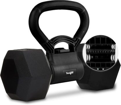Kettlebells Grip, Dumbbell Grip Handle, Convert Dumbbells into Kettlebell for Home Gym, Kettlebell for Weights Plate