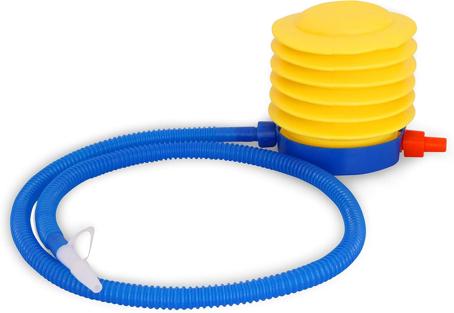 Unisex Adult Antiburst Ball (Blue) | with Footpump | 85 CM | Polyvinyl Chloride (PVC) | round Shape for Exercise, Workout, Home Gym Equipment