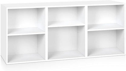 Bookshelf, Set of 3 Shelf Corner Shelves Display Bookcase Bookshelves Cube Storage Units Home Living Room Bedroom Office Furniture, Solid Particle Boards Adjustable Height White