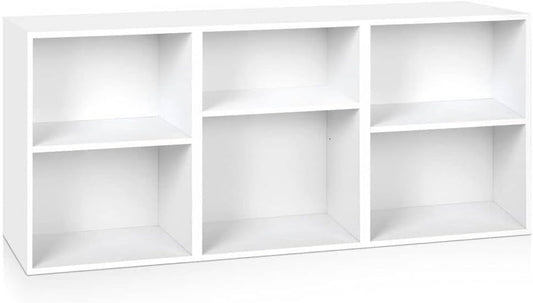 Bookshelf, Set of 3 Shelf Corner Shelves Display Bookcase Bookshelves Cube Storage Units Home Living Room Bedroom Office Furniture, Solid Particle Boards Adjustable Height White