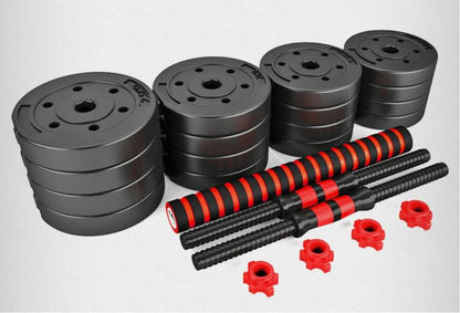 30Kg Adjustable Dumbbell Set Barbell Home Gym Exercise Weights Fitness