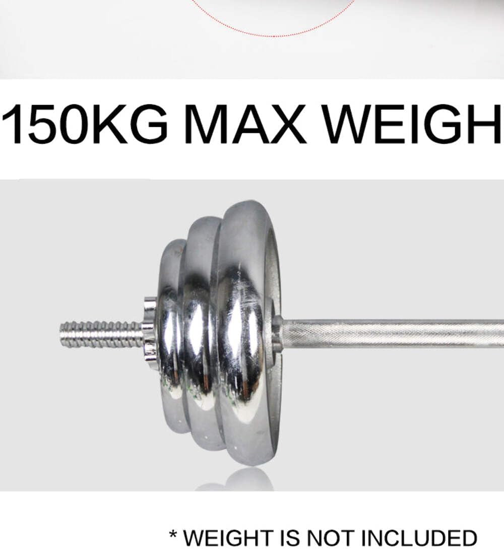 120/150CM Curl Barbell Bar Bench Press Home Gym Exercise Ez Fitness 25Mm Weights